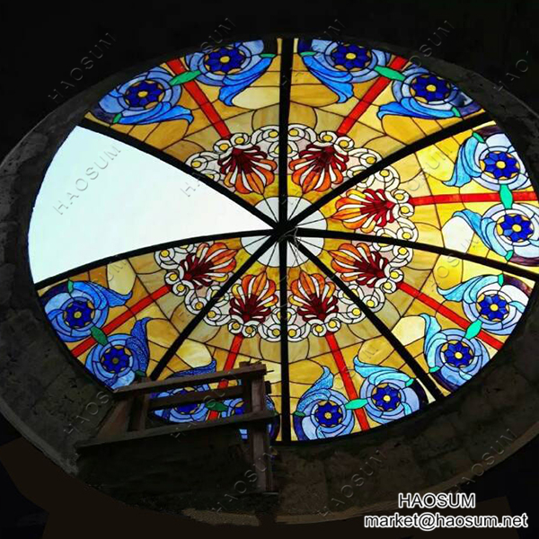 tiffany stained glass dome