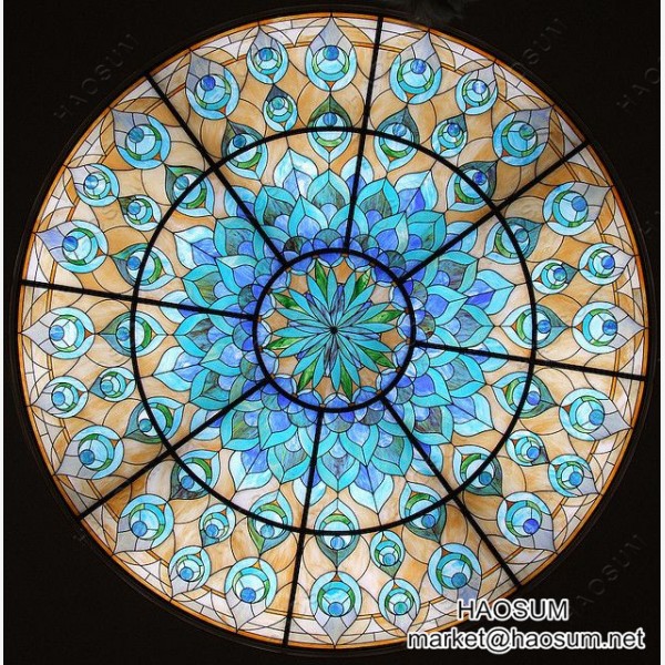 High quality stained glass dome suppliers manufacturer