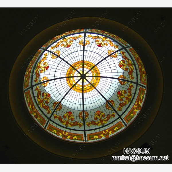stained glass dome for house ceiling