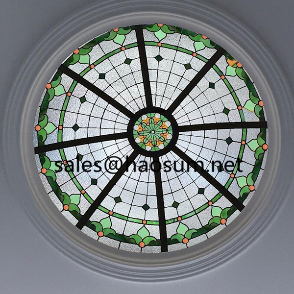 Customized Stained Glass Ceiling Dome
