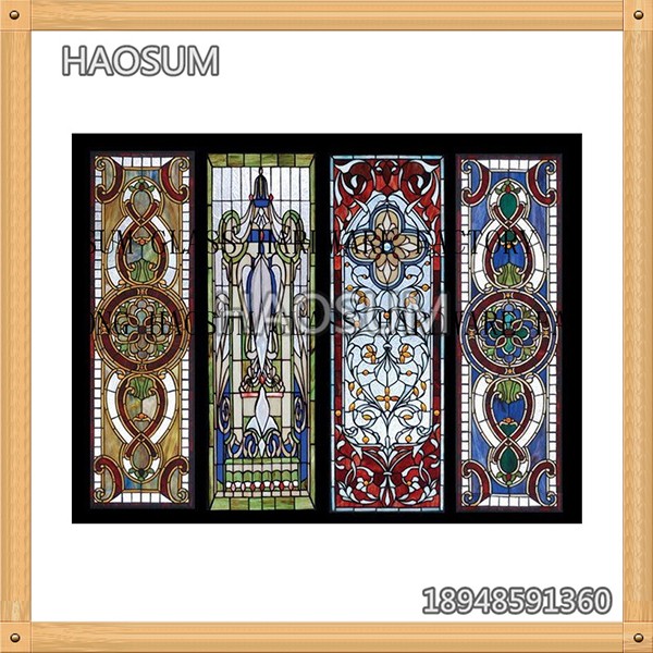 FOSHAN HAOSUM 20mm Chinese Stained Glass Window  for Church&Home Decor 