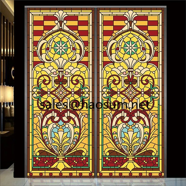 FoShan HAOSUM Prefabricated Chinese Stained Glass Window for Church&Home Decor