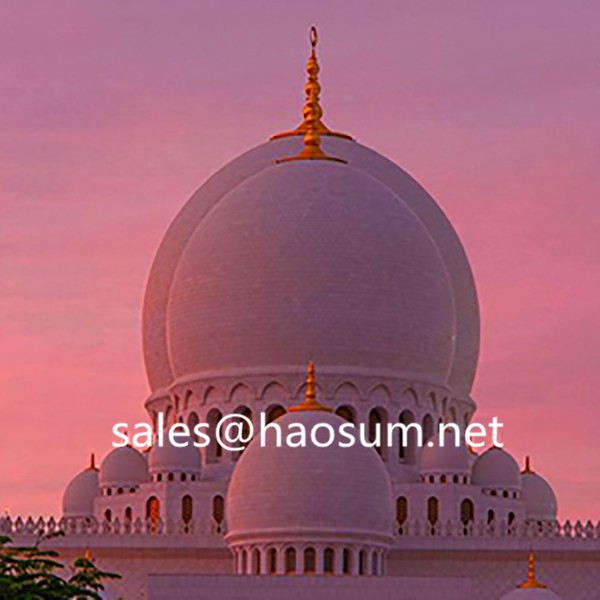 High stability and durability of prefabricated steel structure metal structure mosques dome roof 