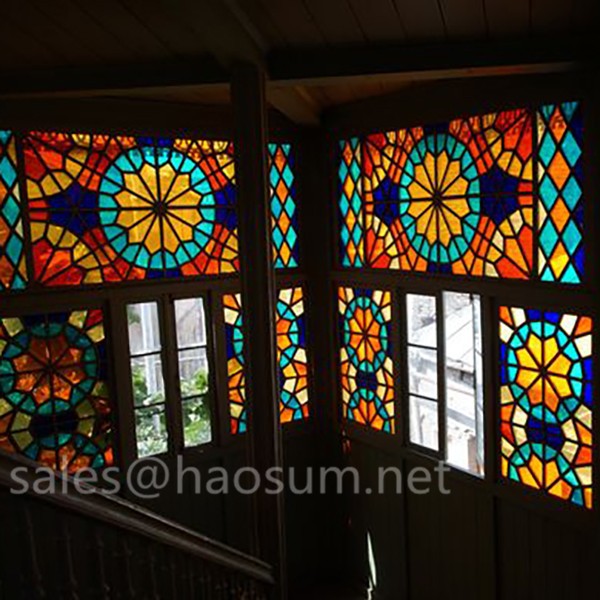 Stained Tempered Glass Window