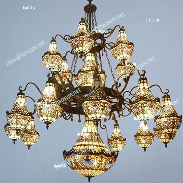 Vintage Tiffany chandeliers sitting room lighting lamps and lanterns