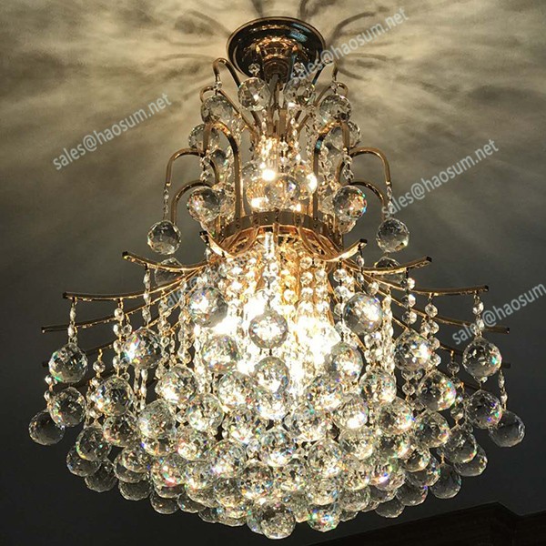 Creative Romantic European Luxury Living Room Bedroom Classic Stained Glass Crystal Chandelier