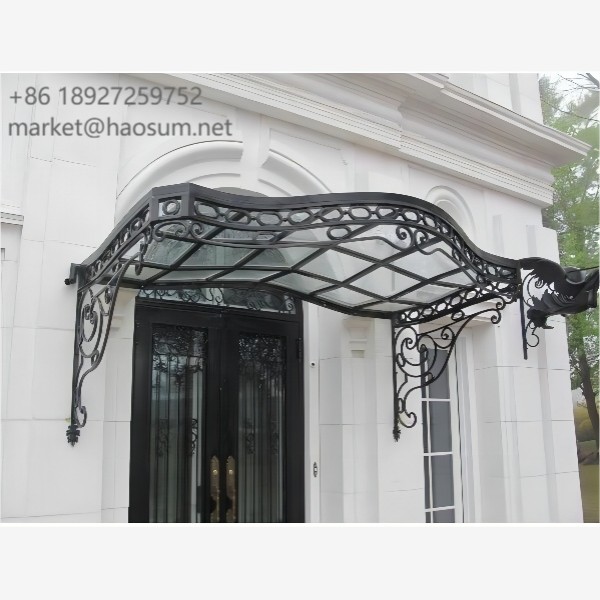 Good Price Outdoor Wrought Iron Canopy Awning For Door Professional Manufacturer