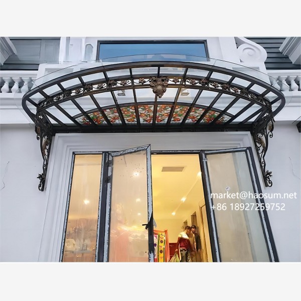 In Bulk Outdoor Wrought Iron Entry House Door Canopy Awning Wholesale Manufacturer