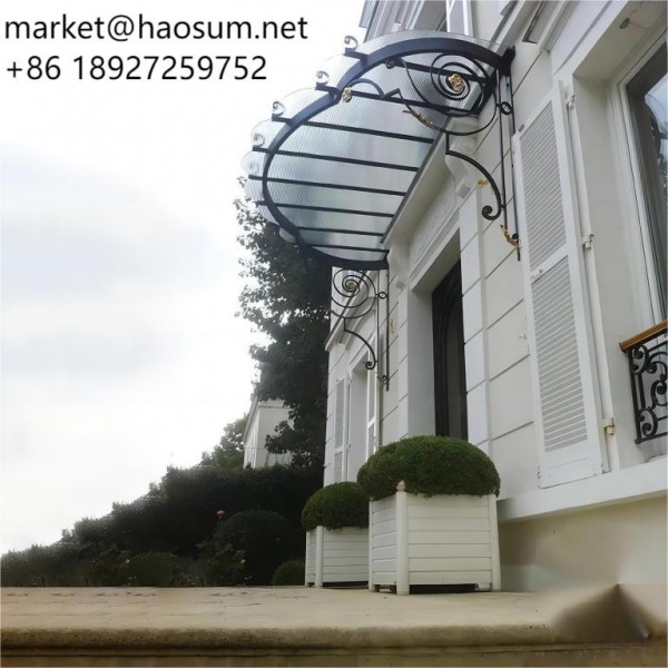 Top Products Vietnam Supplier Wrought Iron Metal Canopy Awning Prices In Stock