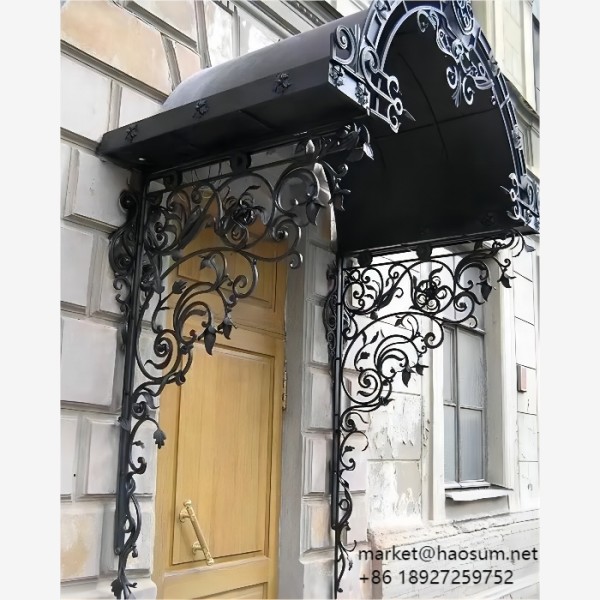 Wrought iron Awning entrance canopies