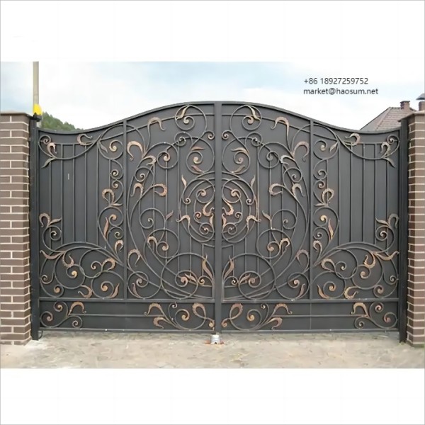 Best Welcome Fashion Garden Iron Gate Flower Design Iron Gate Design Wrought Iron Gate